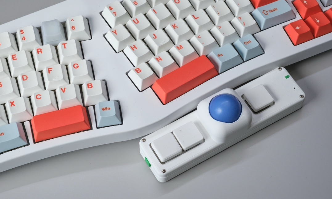 menbou | 自作トラックボールマウス「Nape」を設計しました