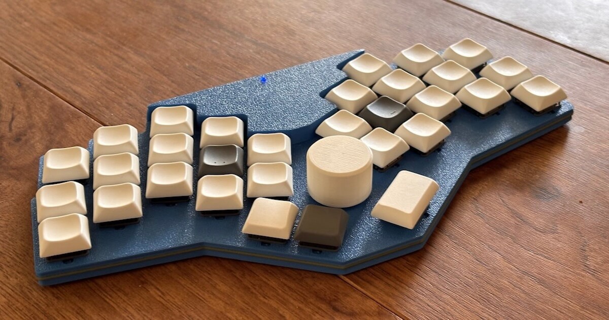 Charlieflex keyboardの全景