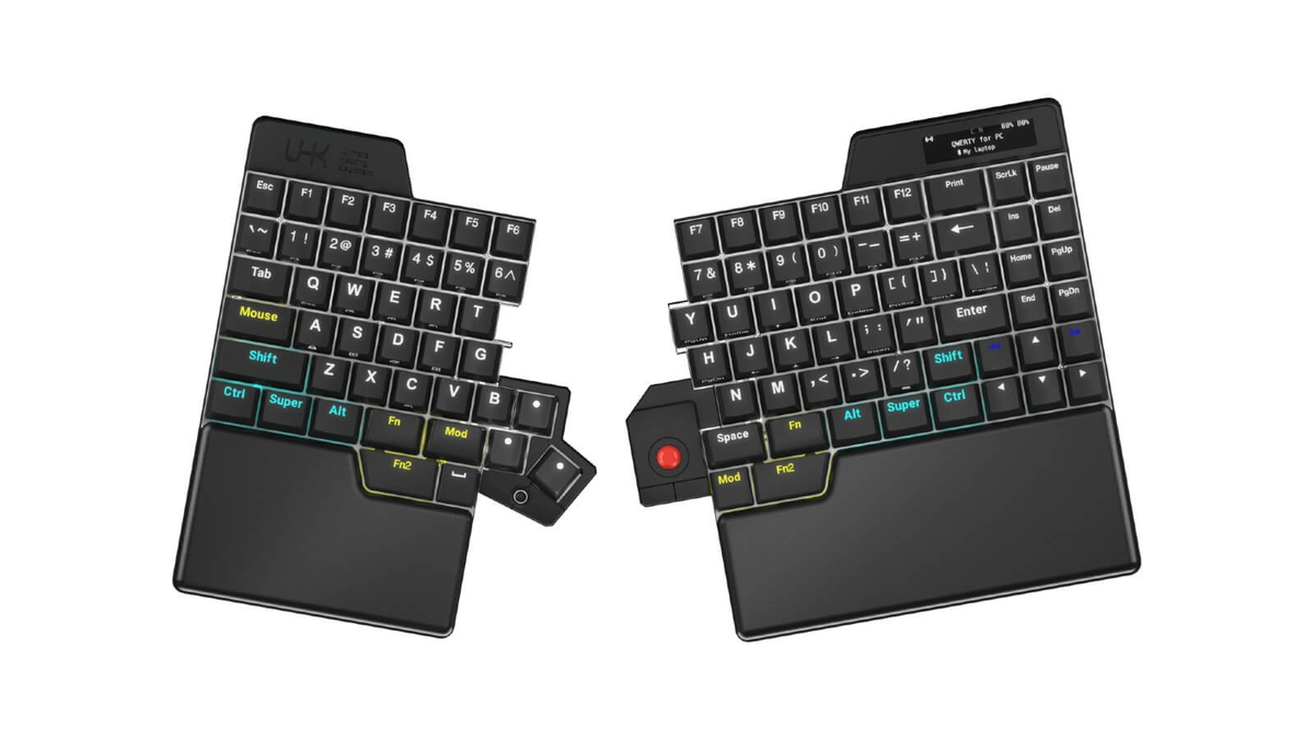 Ultimate Hacking Keyboard  UHK赤軸 難あり Ultimate Hacking Keyboard | Crowd Supply