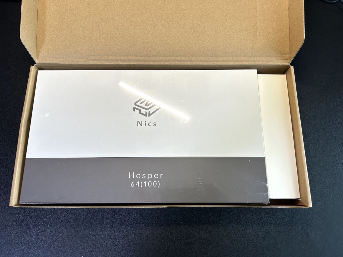 Nics Hesper64(100) レビュー｜世界初のデュアルアクションキーを搭載