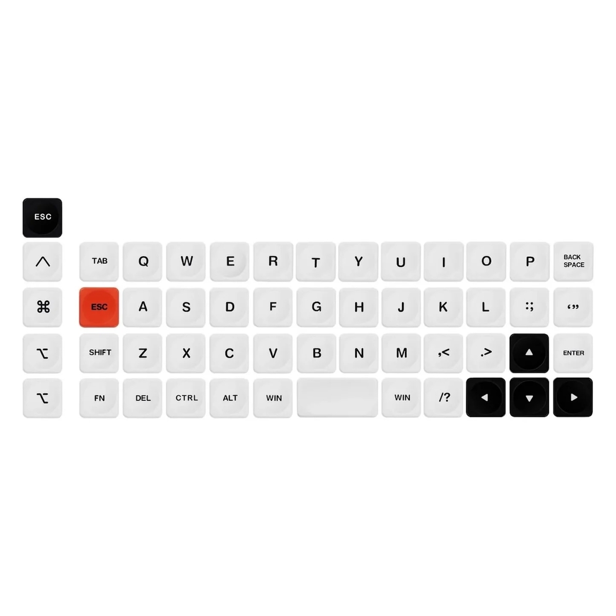 Geonix Rev.2 40%キーボード 本体 交換用キーキャップ付き 40%キーボードな「Geonix Rev.2」をポチった｜sutero（ステロ）