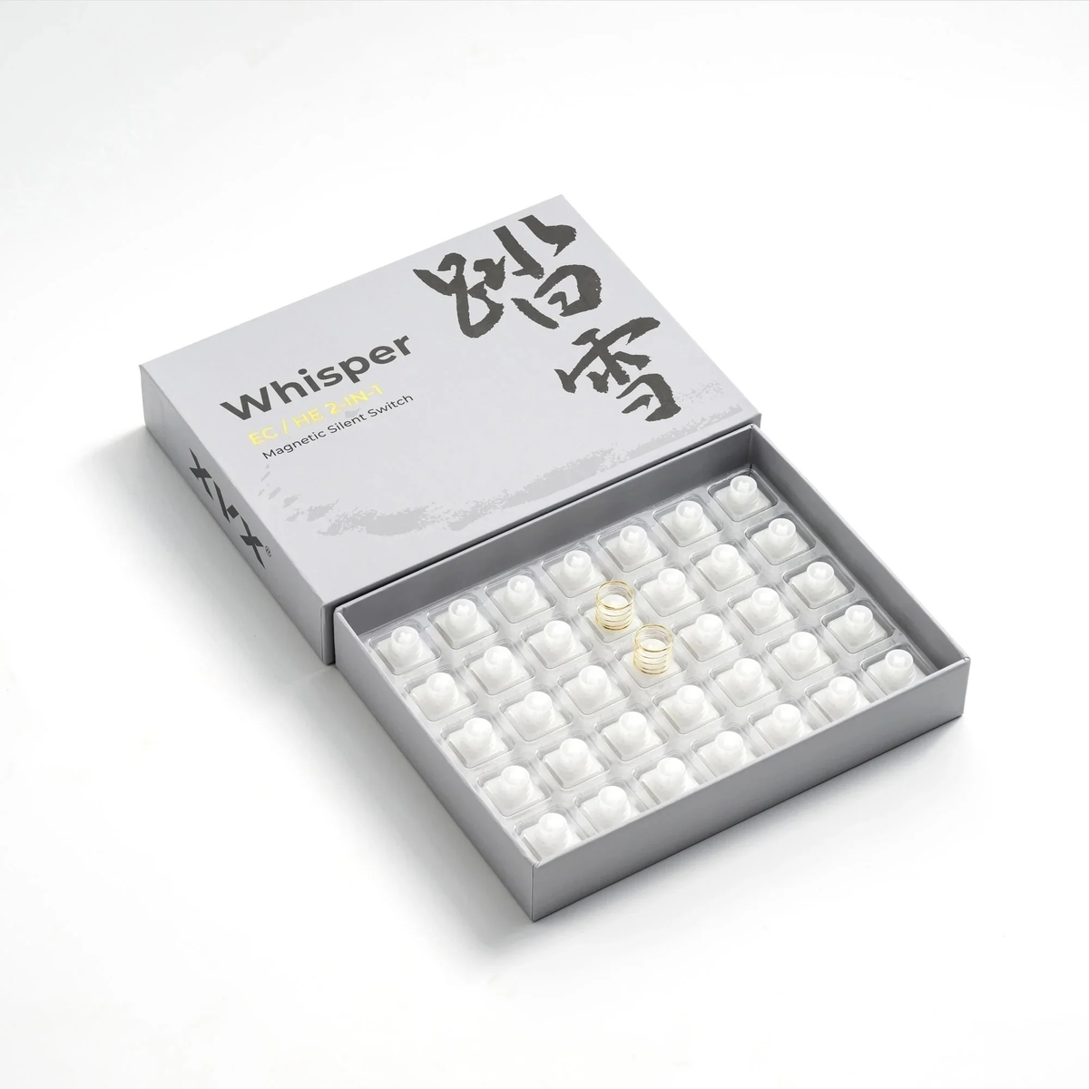 XVX Whisper EC/HE 2-in-1 Magnetic Silent Switch｜EC・HEの2方式に