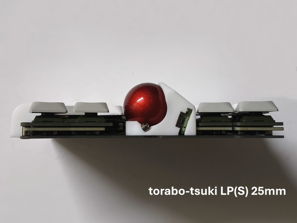 のぎけす屋 torabo-tsuki LP｜19/25mmトラックボール対応の無線分割