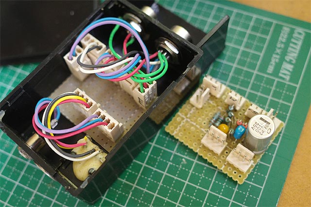 昨日組み立てた新プリント基板の動作確認とバイクに搭載してみた件