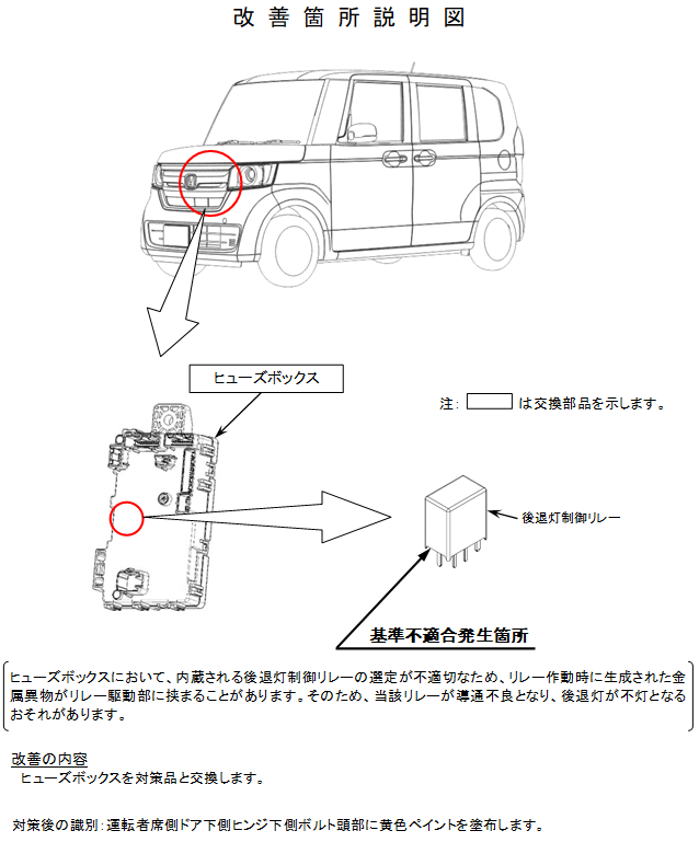 HOHBDJJ1JJ2DBAJF3JF4recallrelaybackup lamp後退灯制御リレー