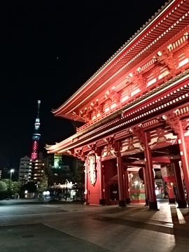 160210　浅草　浅草寺　ﾗｲﾄｱｯﾌﾟ