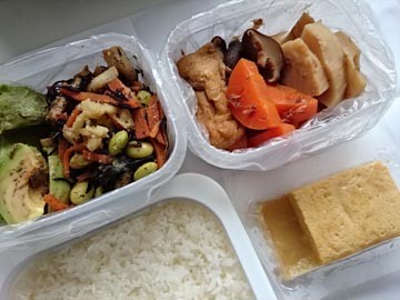 地味弁当　酢しょうが