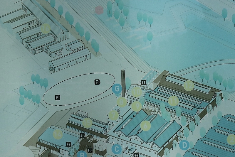 華山1914文創園区の西エリアにある樟脳工場リノベ【華山紅磚六合院