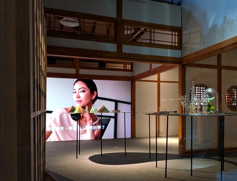 日本家屋がリノベされたVG HOUSEでの資生堂のイベント。