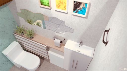トイレを居心地よくしたい 棚をセット 壁のリメイク の２本立て 手抜き父さんの簡単diy