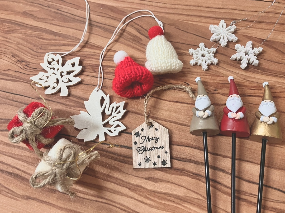 クリスマスニットオーナメントアソート