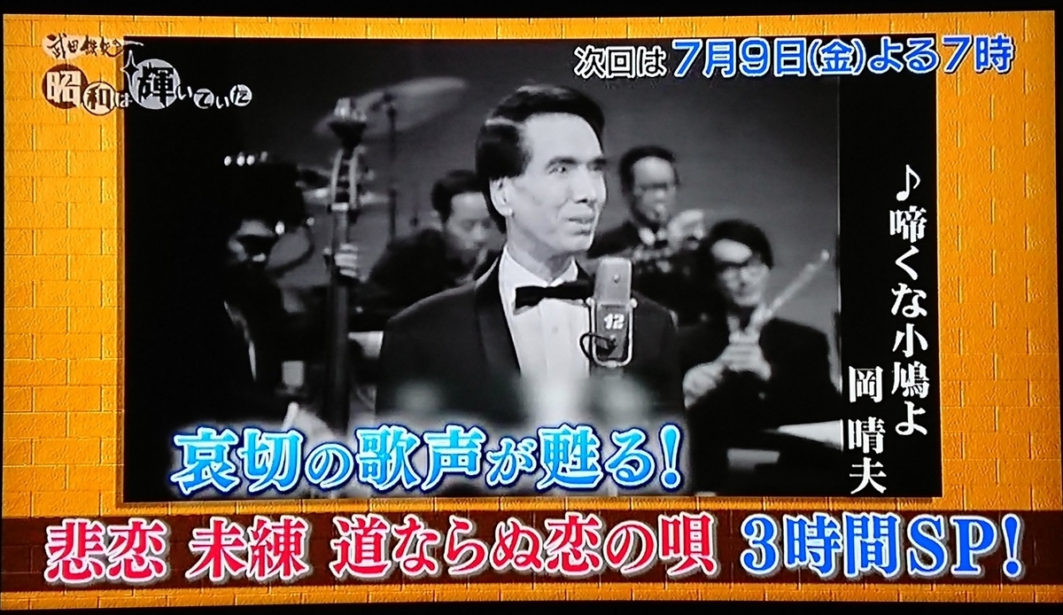 岡晴夫パネル写真