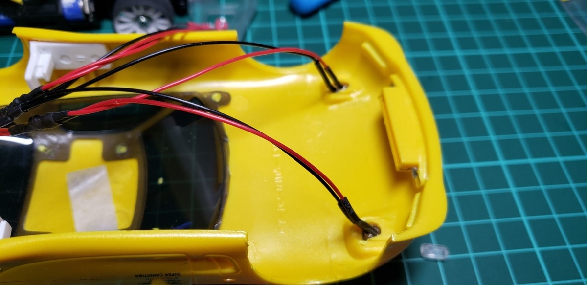 ファーストミニッツのRX-7にLEDライトを取り付けするには？ ～LED