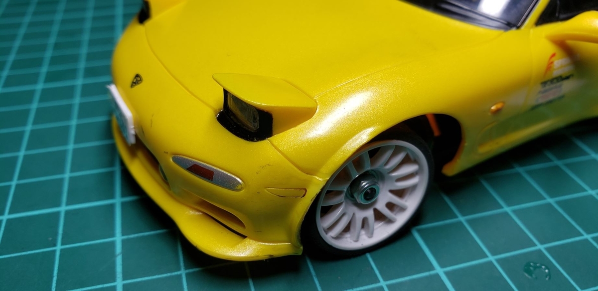 M寸(90mm)ボディをミニッツ MR-03 MM2モーターマウント(L寸94mm