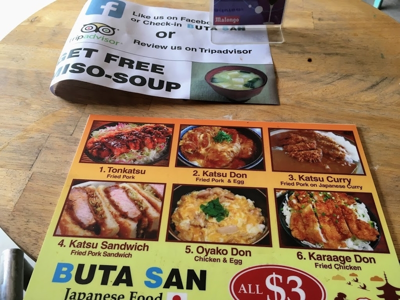 カンボジア、シェムリアップの日本食屋台のBUTA SAN