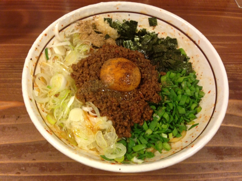 今週のラーメン1463】 麺 酒 やまの （東京・練馬） 辛いまぜそば