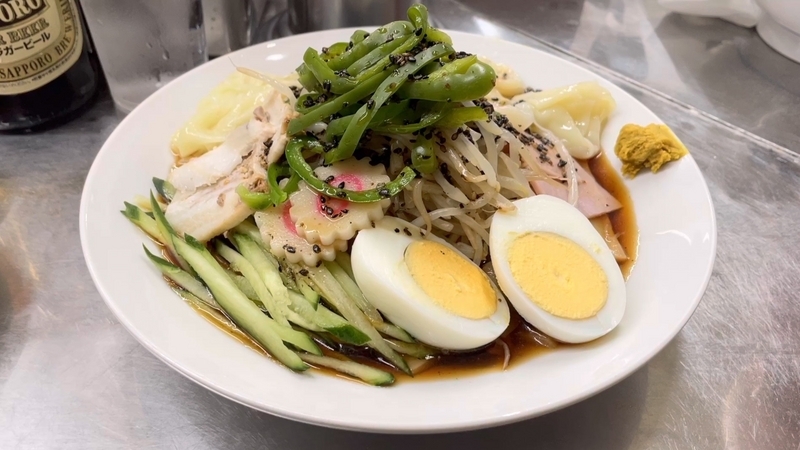 今週のラーメン5209】中華そば みたか（東京・三鷹）冷やし五目