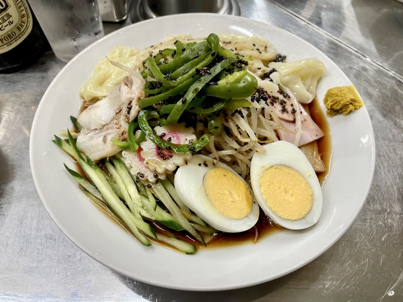 今週のラーメン5209】中華そば みたか（東京・三鷹）冷やし五目