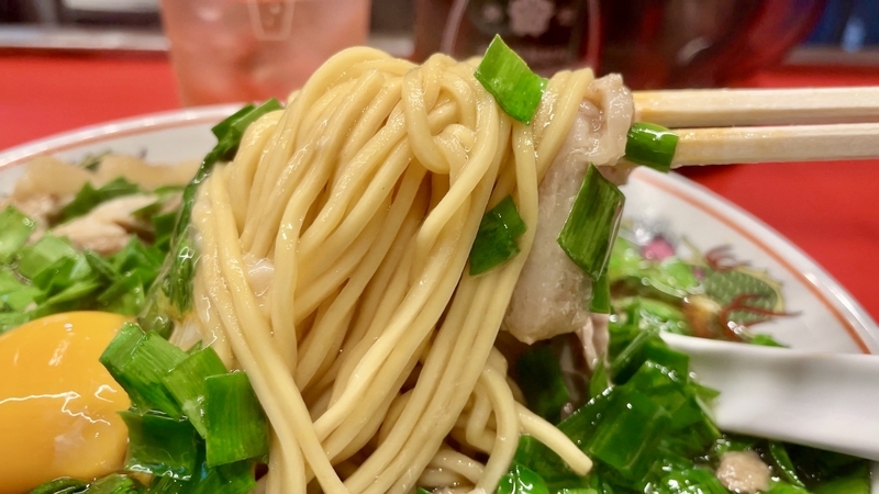 今週のラーメン5587】レバニラ中華 満腹（東京・新御茶ノ水）ニラ
