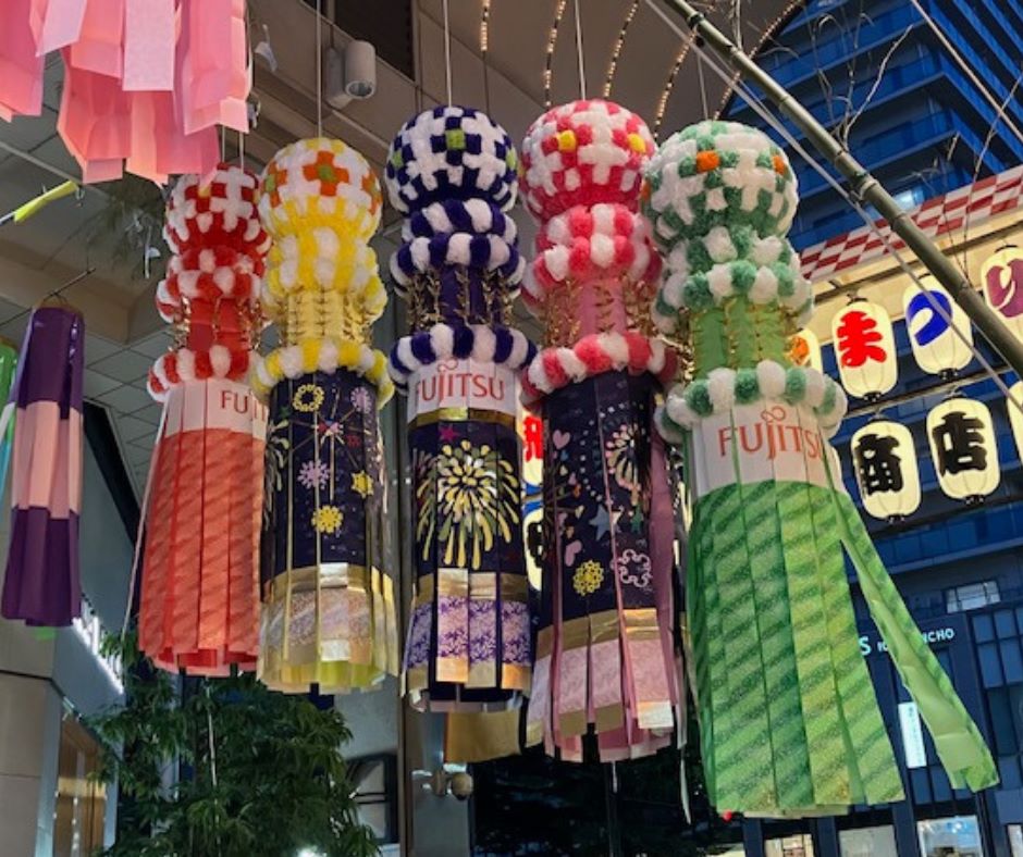 仙台七夕まつり（2023年度）中心部商店街の七夕飾りを見てきた