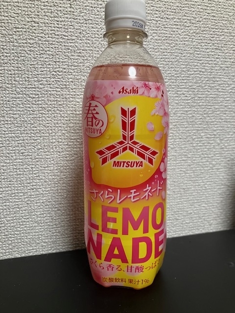 Asahi飲料【三ツ矢 さくらレモネード】