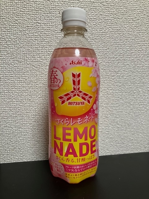 Asahi飲料【三ツ矢 さくらレモネード】