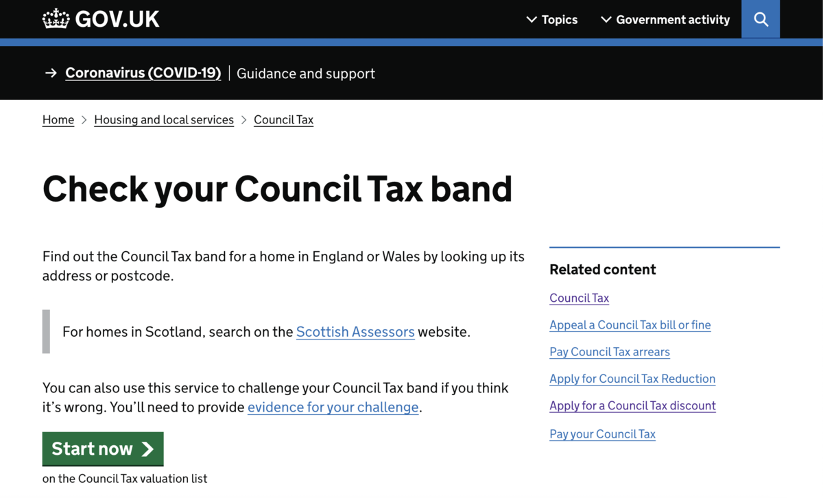 カウンシルタックスのお値段はどう算定されてる？ TORU の部屋 powered by 異文化の魔法