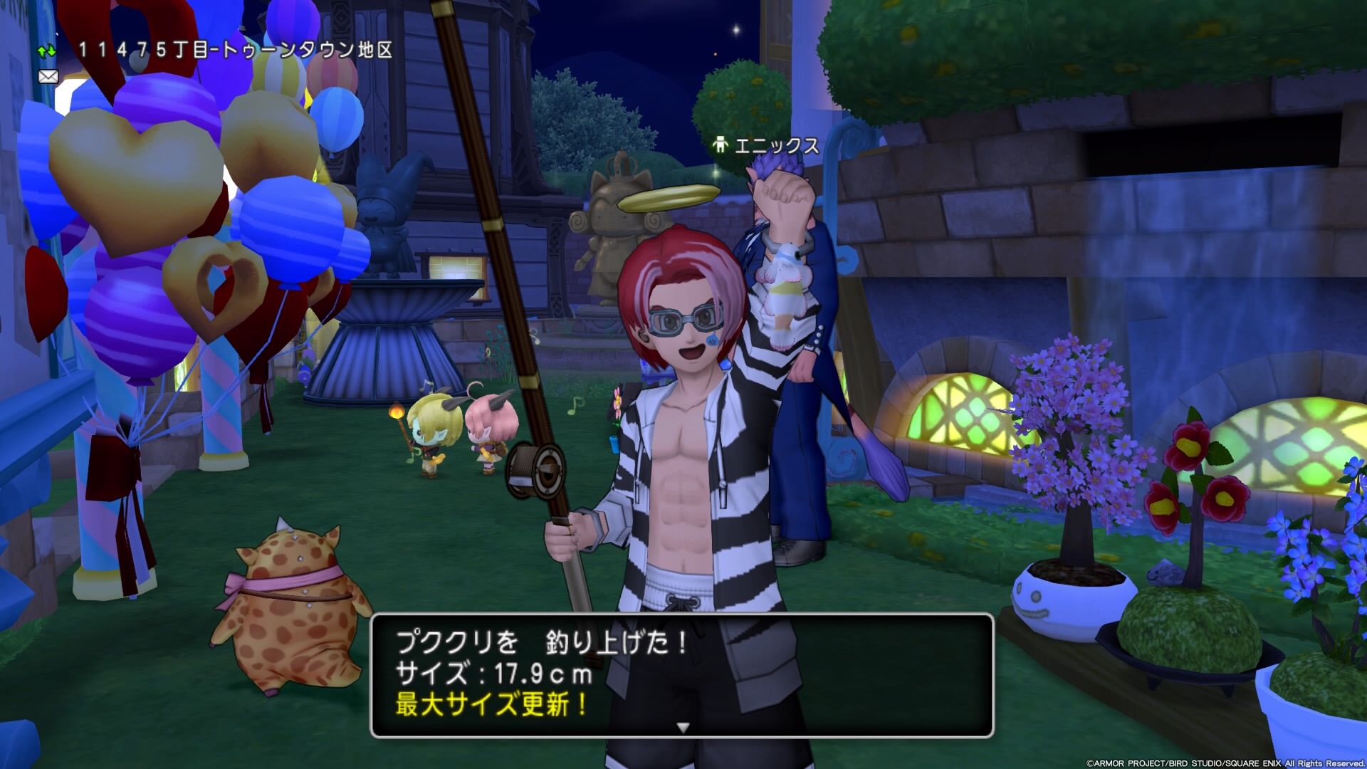 ５大陸横断 開放中の釣り堀はこちらです エニックス達の家 ドラゴンクエストx Dqx Dq10 ドラクエx ドラクエ10 ドラクエテン ドラゴンクエストテン ドラゴンクエスト10 一般に 開放している 利用できる 自由に使える 使ってもいい 何人も 誰でも 部外者も タダで あなた