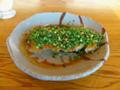「青源」本町店のネギ味噌焼餃子