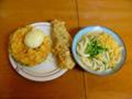 竹清のうどんと天ぷら