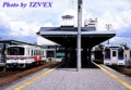 伊万里駅で並ぶ松浦鉄道の気動車