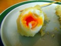 「竹清」の半熟卵天