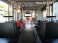 岡山電気軌道9200形「MOMO」2次車1011Bの車内