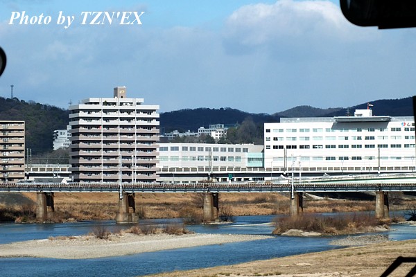 東岡山線の車窓風景（西川原－就実大学前）