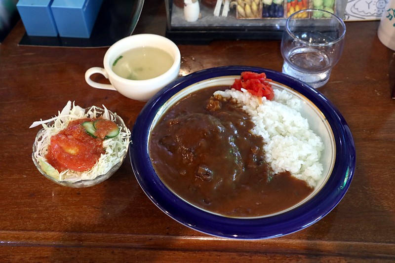 【欧蘭陀館】ハンバーグカレー