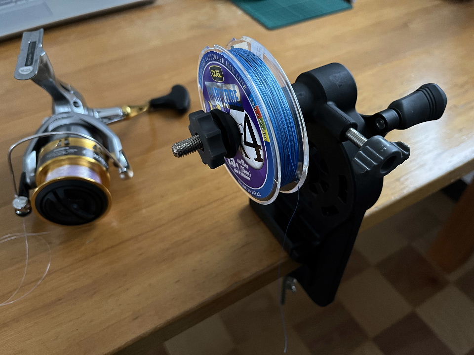 高速リサイクラー2.0を使って巻替え