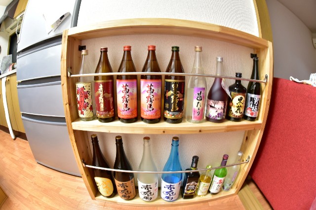 焼酎棚 DIY計画 part2 完成編 - アクア＠まりんの言いたい事だらけ♪