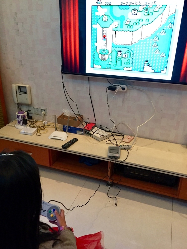 スーパーファミコンはいつでもどこでも子供を虜にする