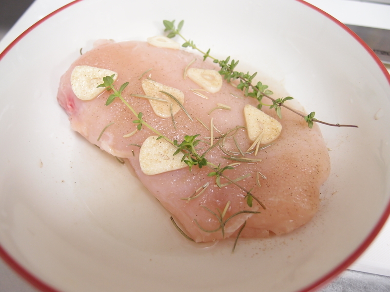 レンジでチンのハーブ鶏ハム