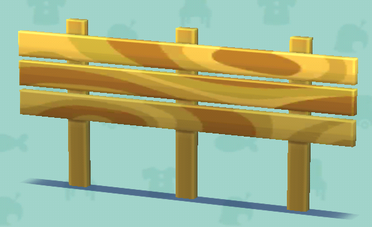 ポケ森の横板の柵