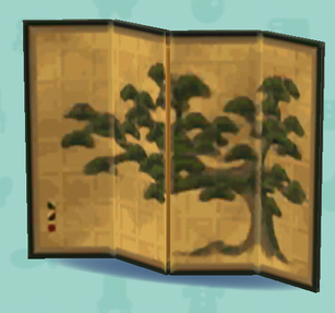 ポケ森のびょうぶ