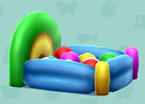 ポケ森のバルーンベッド