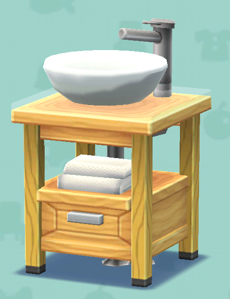 ポケ森の洗面ボウル