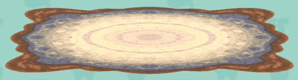 ポケ森の切り株のラグ