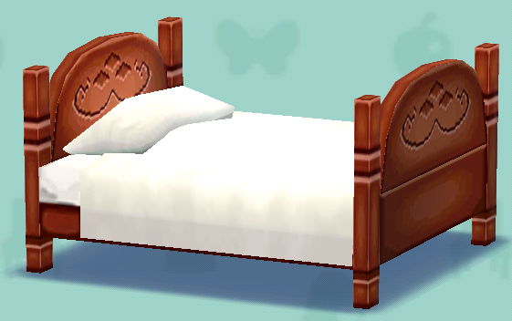 ポケ森のシックなベッド