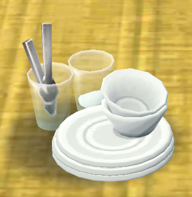 ポケ森の食器