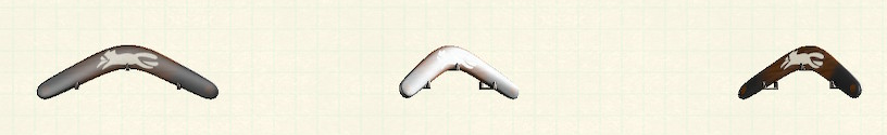 あつ森のブーメランのリメイクダークブラウンパターン