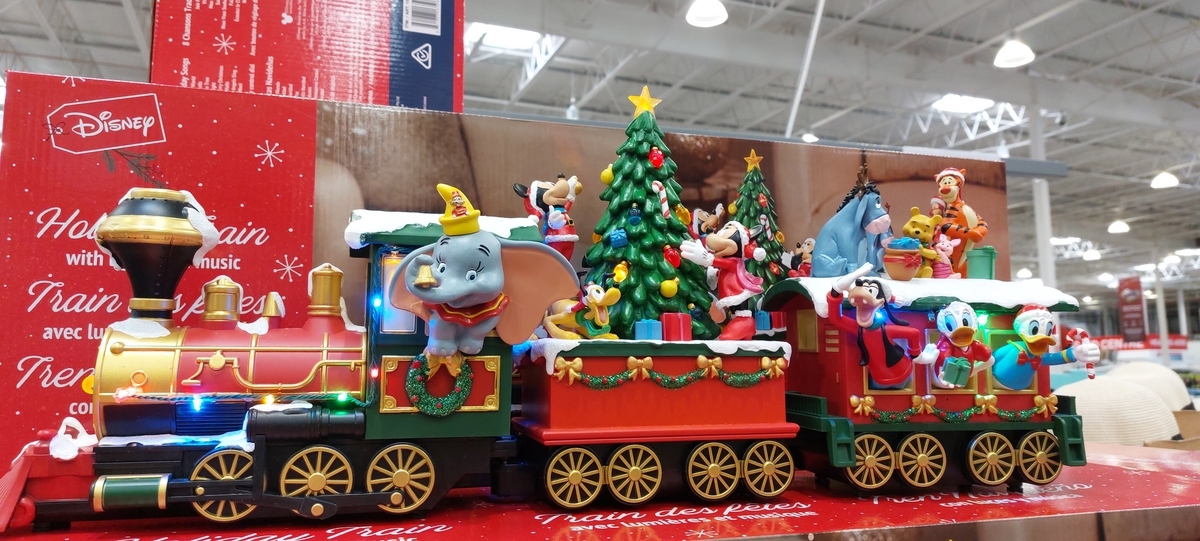Disney ディズニークリスマスツリー Costco コストコ 電車 【公式通販】