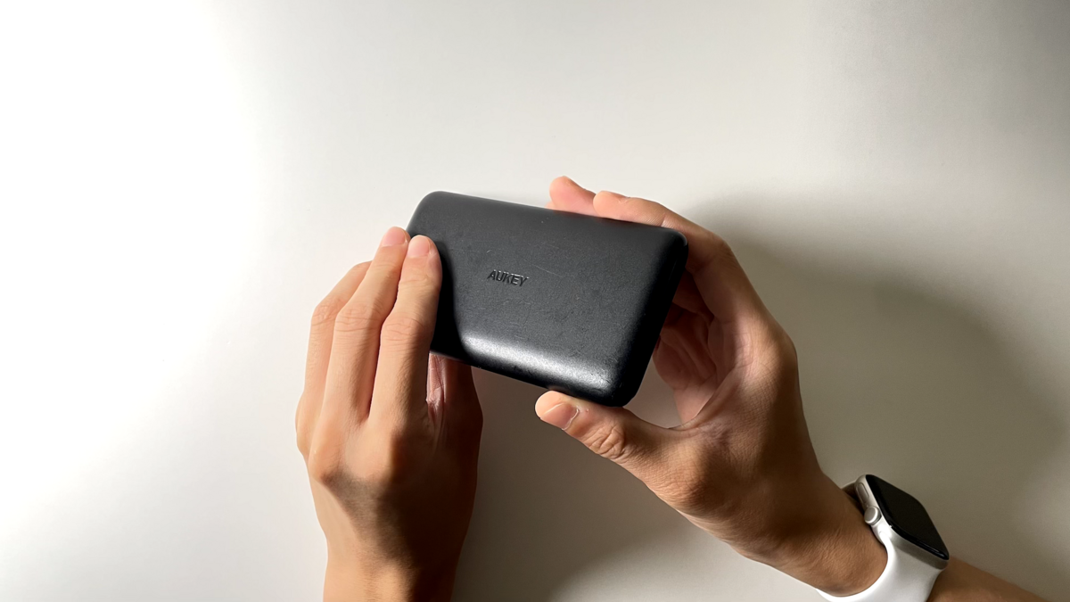 故障したモバイルバッテリー