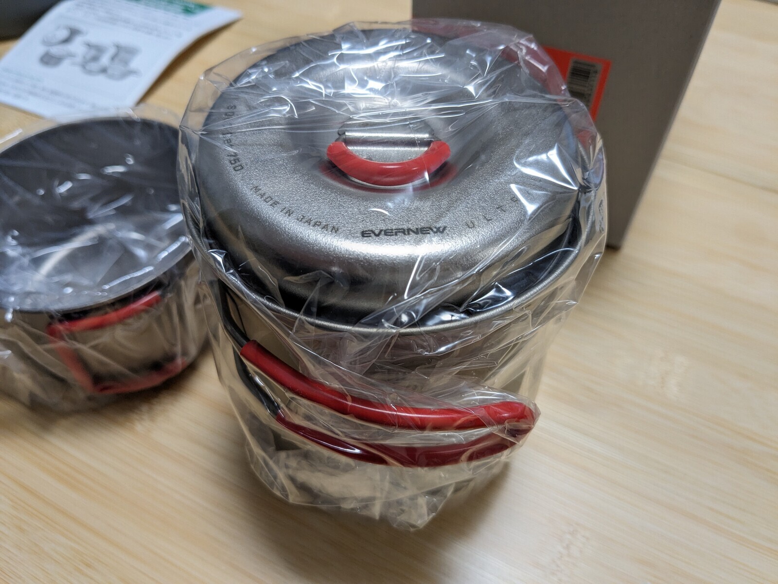 Colemanのパックアウェイソロクッカーセットと、EVERNEWのTi U.L. Solo